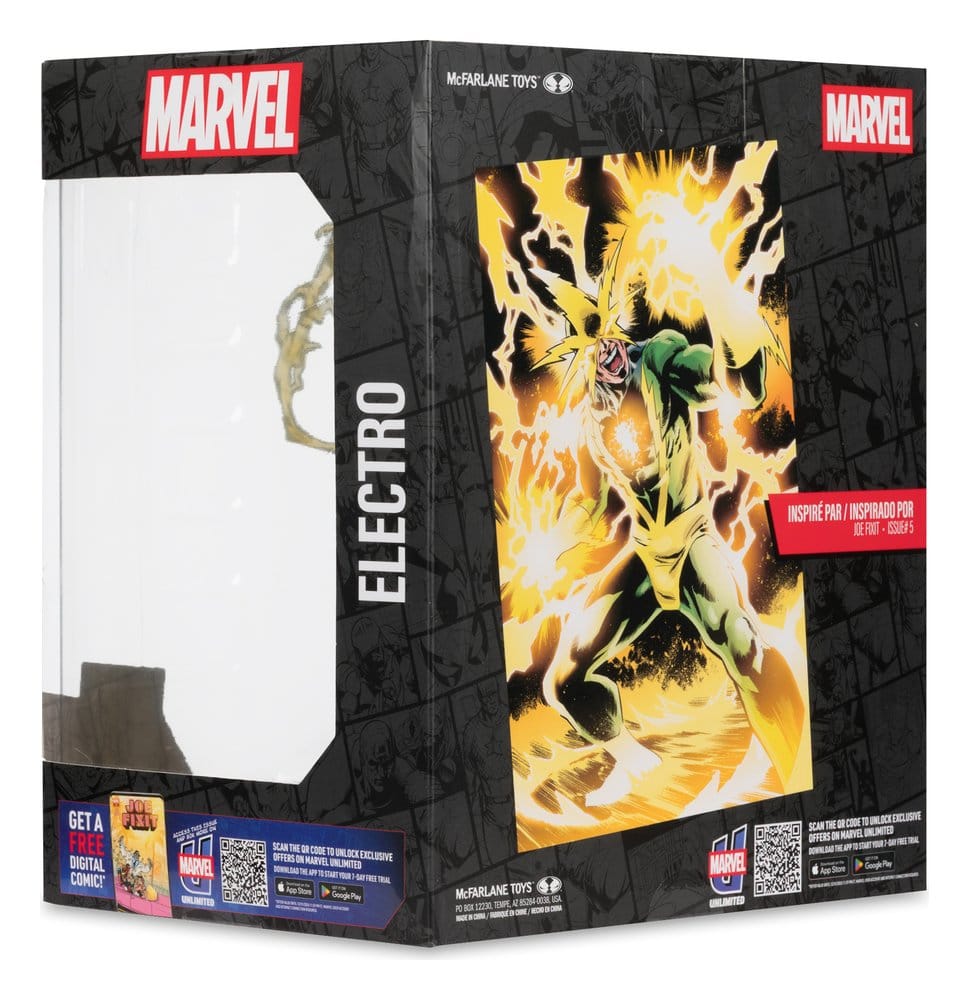 🧪 LAB | SU ORDINAZIONE Marvel 1/10 Scale Statue Electro (Joe Fixit #5) 19 cm