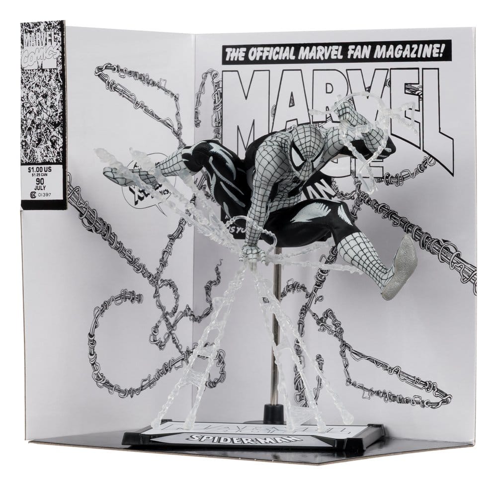 🧪 LAB | SU ORDINAZIONE Marvel PVC Statue 1/10 Spider-Man (Marvel Age #90) (Line Art) 18 cm