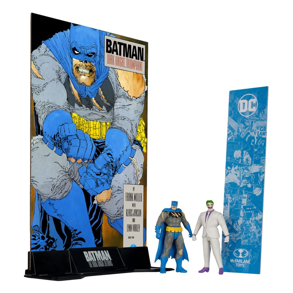🧪 LAB | SU ORDINAZIONE DC Direct Page Punchers Action Figure 2-Pack Batman & The Joker (Batman: The Dark Knight Returns) 8 cm