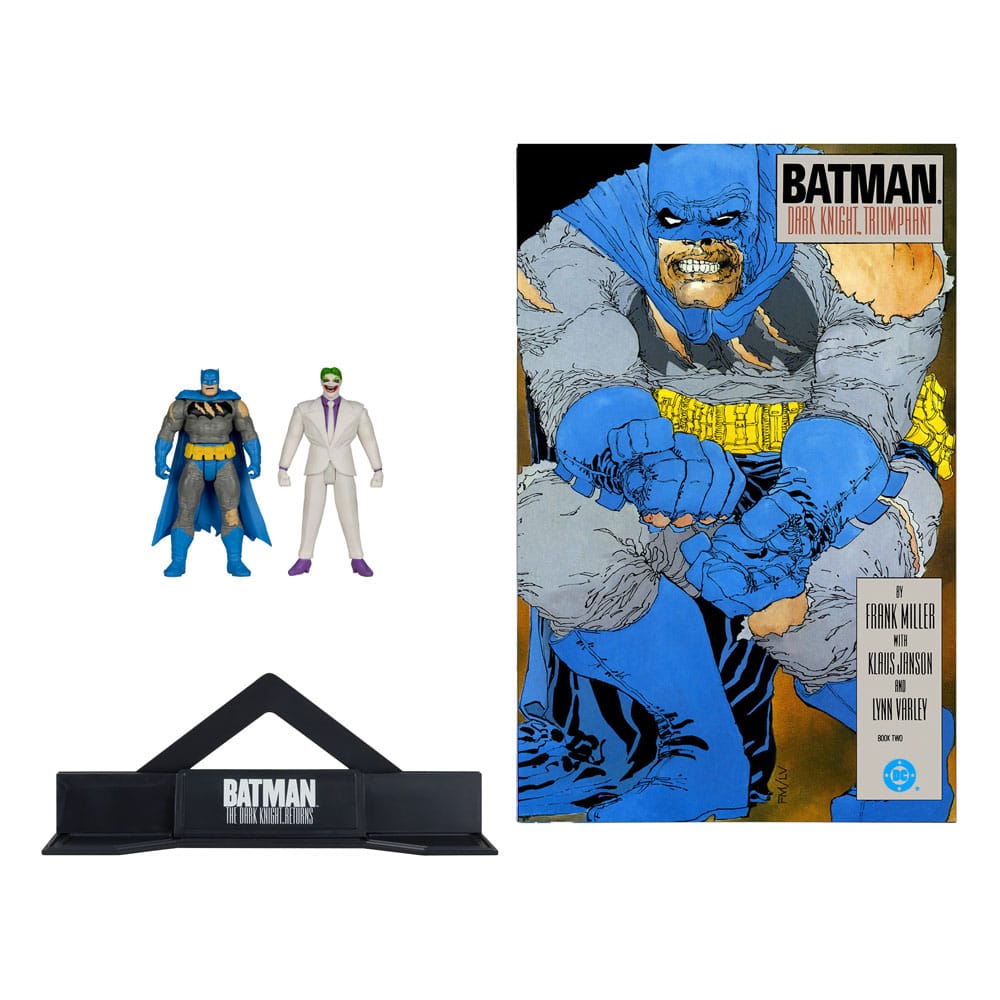 🧪 LAB | SU ORDINAZIONE DC Direct Page Punchers Action Figure 2-Pack Batman & The Joker (Batman: The Dark Knight Returns) 8 cm