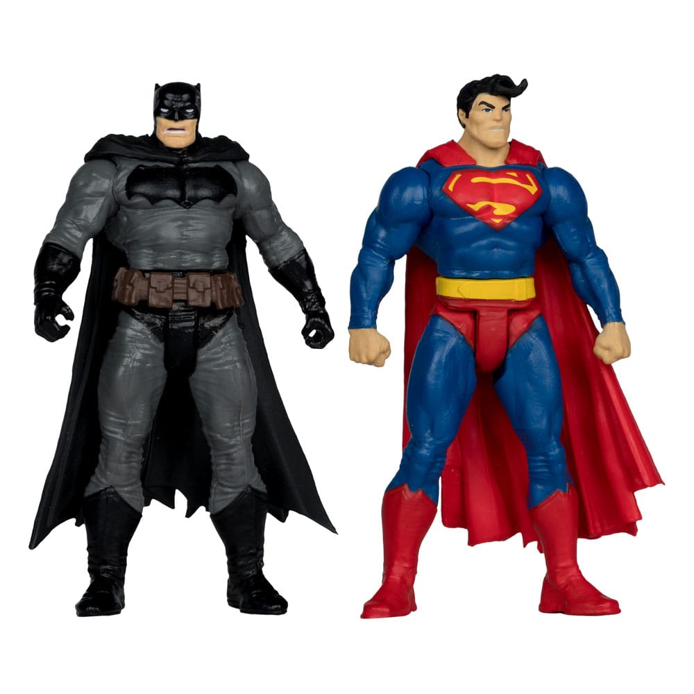 🧪 LAB | SU ORDINAZIONE DC Direct Page Punchers Action Figure 4-Pack Batman & Son of Batman & Superman & Joker 7 cm
