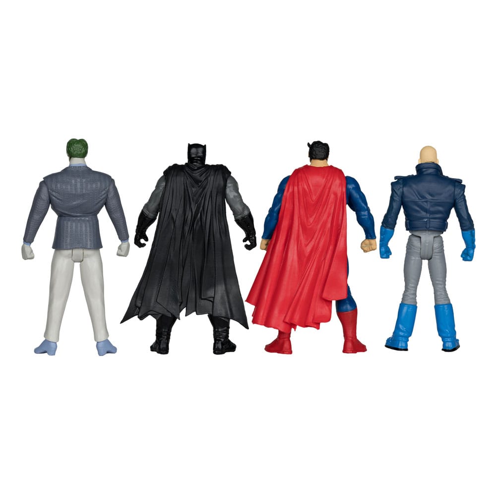 🧪 LAB | SU ORDINAZIONE DC Direct Page Punchers Action Figure 4-Pack Batman & Son of Batman & Superman & Joker 7 cm