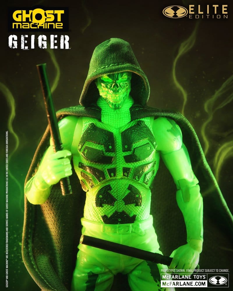 🧪 LAB | SU ORDINAZIONE Ghost Machine McFarlane Elite Edition Deluxe Action Figure Geiger 18 cm