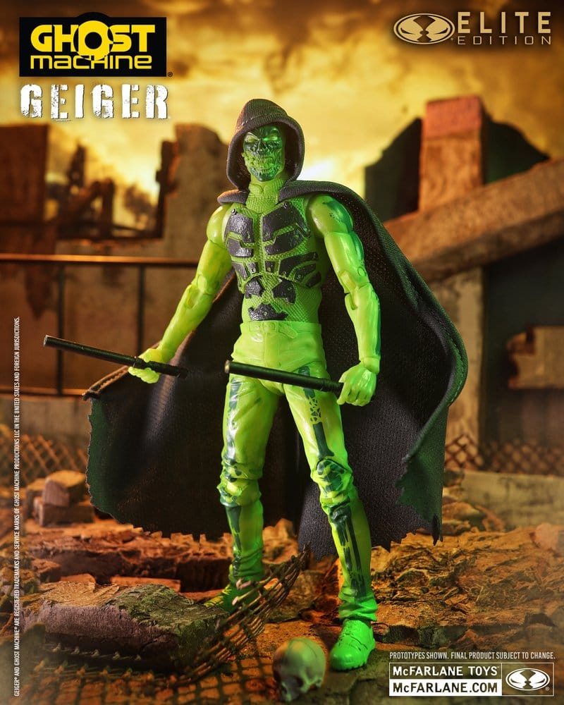 🧪 LAB | SU ORDINAZIONE Ghost Machine McFarlane Elite Edition Deluxe Action Figure Geiger 18 cm