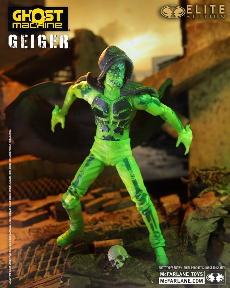 🧪 LAB | SU ORDINAZIONE Ghost Machine McFarlane Elite Edition Deluxe Action Figure Geiger 18 cm