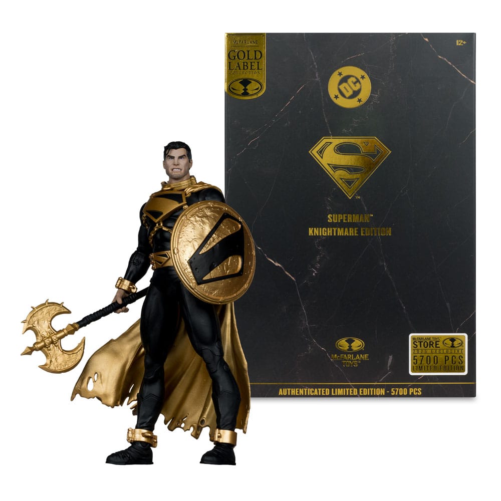 🧪 LAB | SU ORDINAZIONE DC Multiverse Action Figure Superman (Future State) (Knightmare) (Gold Label) 18 cm