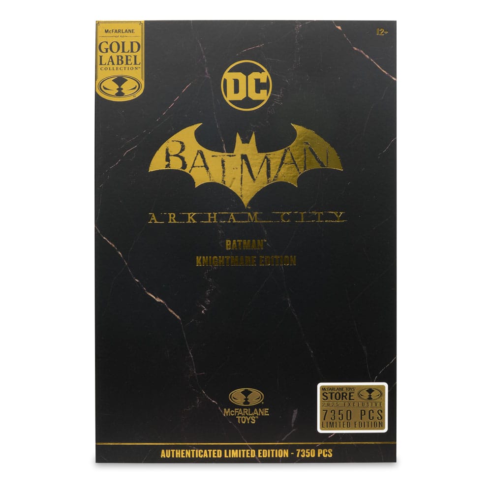 🧪 LAB | SU ORDINAZIONE DC Multiverse Action Figure Batman (Arkham City) Knightmare Edition (Gold Label) 19 cm