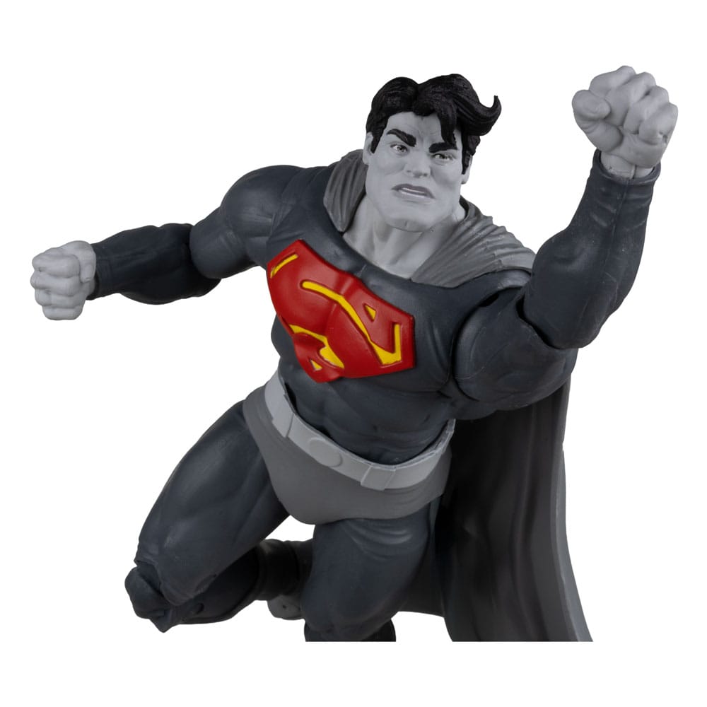 🧪 LAB | SU ORDINAZIONE DC Multiverse Action Figure Superman (The Dark Knight Returns) (Black & White Accent Edition) (Gold Label) 18 cm