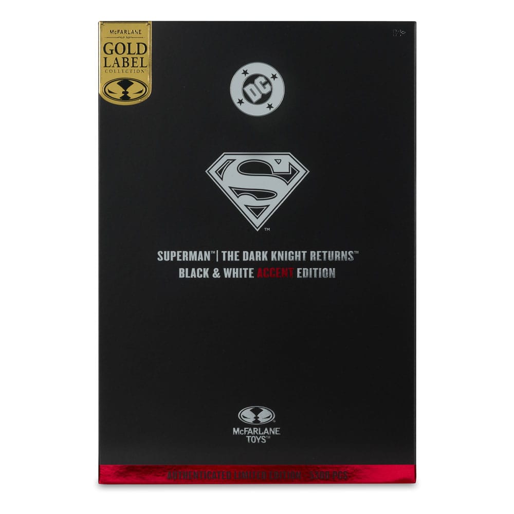 🧪 LAB | SU ORDINAZIONE DC Multiverse Action Figure Superman (The Dark Knight Returns) (Black & White Accent Edition) (Gold Label) 18 cm