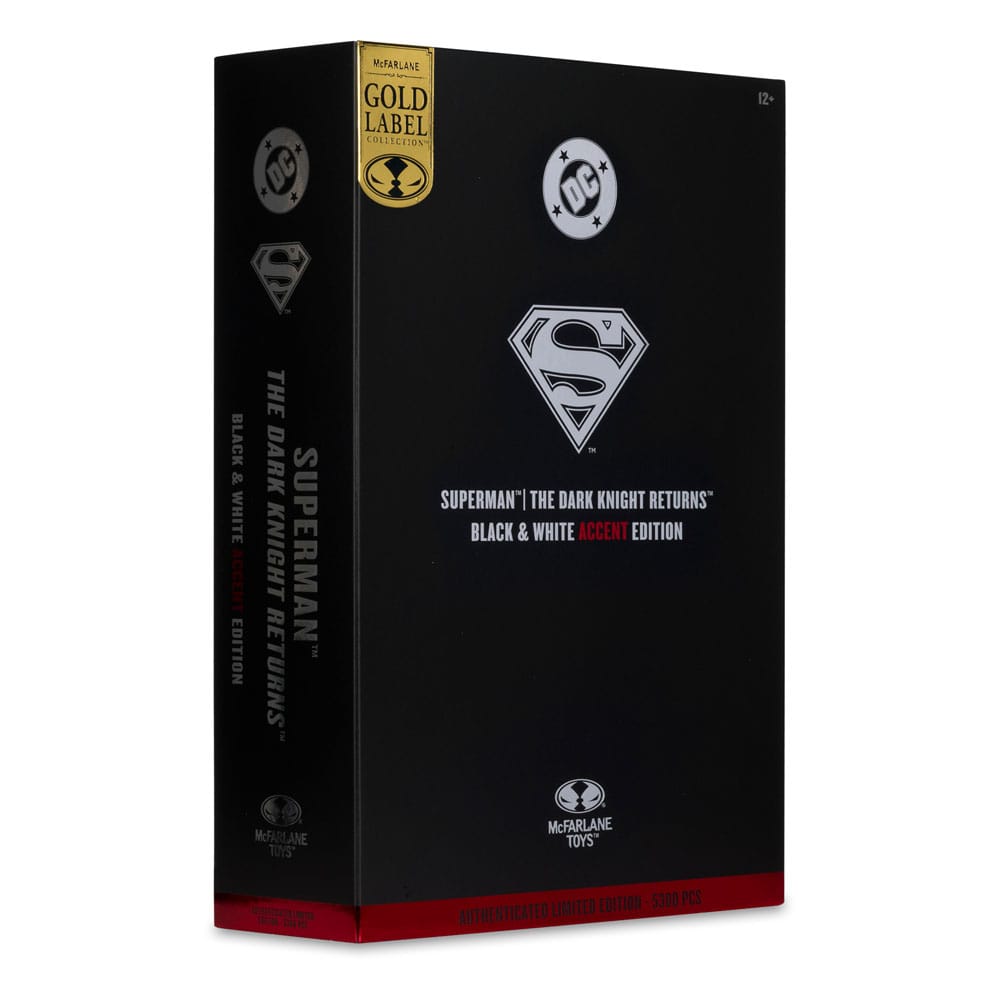 🧪 LAB | SU ORDINAZIONE DC Multiverse Action Figure Superman (The Dark Knight Returns) (Black & White Accent Edition) (Gold Label) 18 cm
