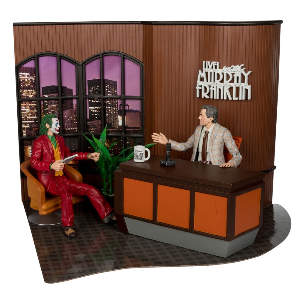 AUF BESTELLUNG Joker DC Multiverse (Joker Movie) Deluxe Collector Actionfigur Der Joker (Live mit Murray Franklin) Limitierte Auflage 18 cm *SONDERPREIS*