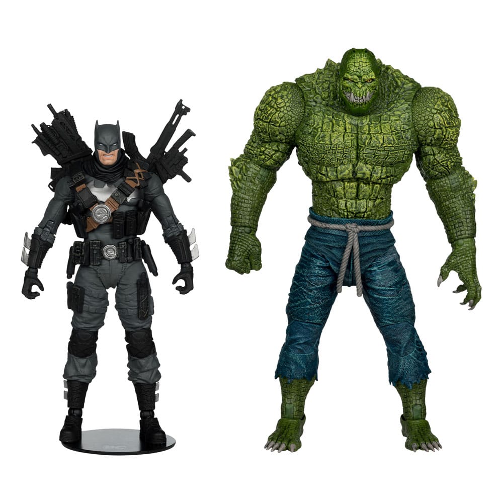 AUF BESTELLUNG HERGESTELLT DC Multiverse McFarlane Collector Edition Actionfigur 2er-Pack #03 Batman vs. Killer Croc 18cm