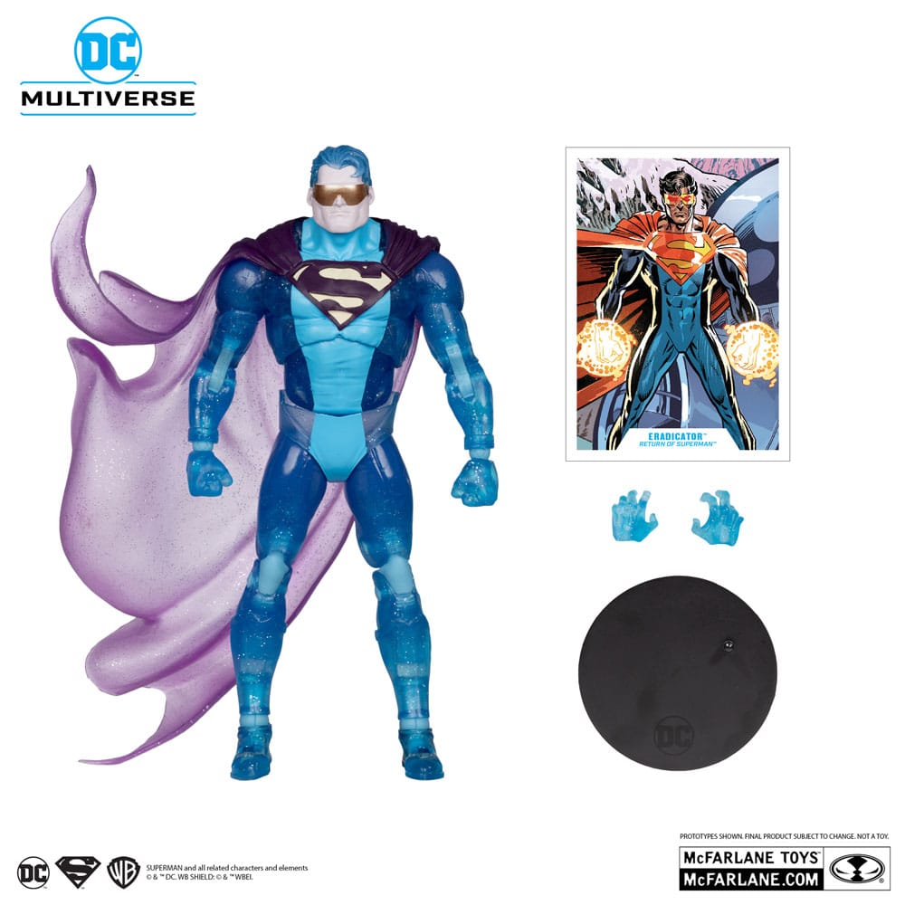 🧪 LAB | SU ORDINAZIONE Return of Superman DC Multiverse Action Figure Eradicator (Platinum Edition) 18 cm