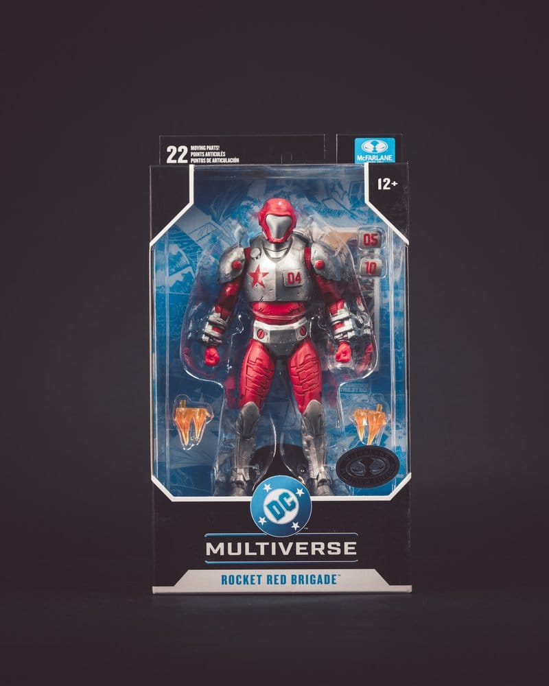 🧪 LAB | SU ORDINAZIONE Justice League: Generation Lost DC Multiverse Action Figure Rocket Red Brigade (Platinum Edition) 18 cm