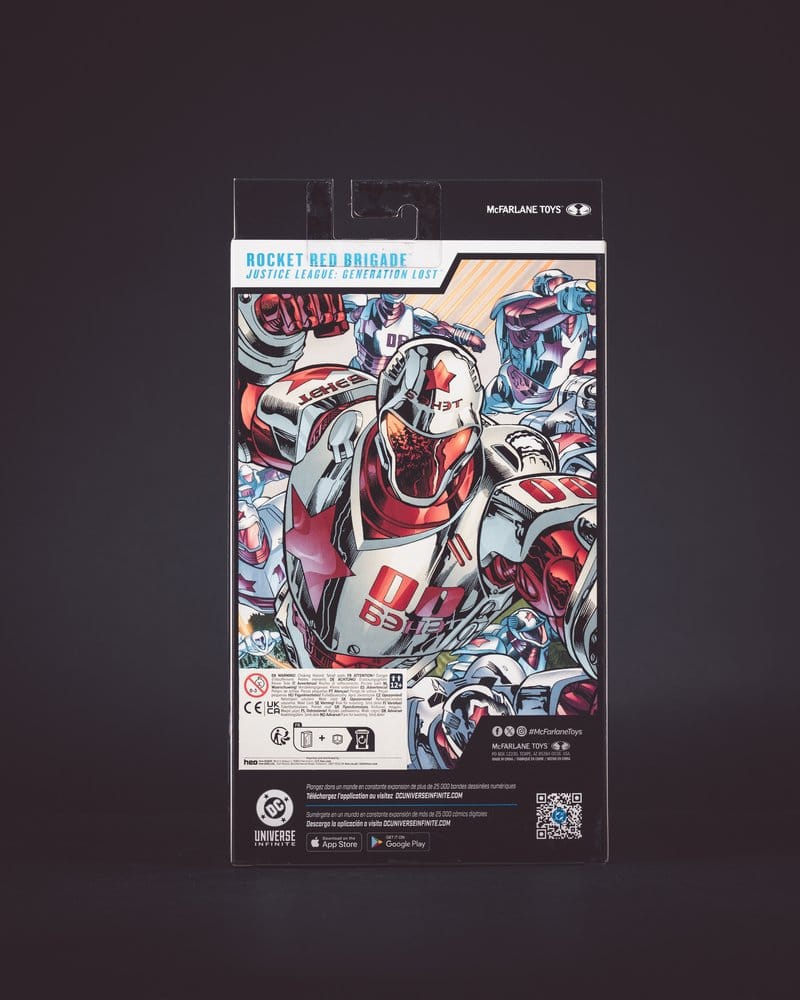 🧪 LAB | SU ORDINAZIONE Justice League: Generation Lost DC Multiverse Action Figure Rocket Red Brigade (Platinum Edition) 18 cm