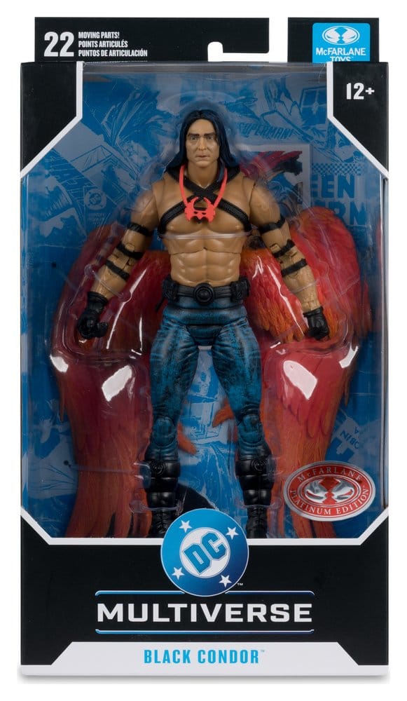 🧪 LAB | SU ORDINAZIONE DC Multiverse Action Figure Black Condor (DC Classic) (Red Platinum Edition) 27 cm