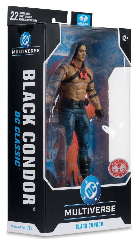 🧪 LAB | SU ORDINAZIONE DC Multiverse Action Figure Black Condor (DC Classic) (Red Platinum Edition) 27 cm
