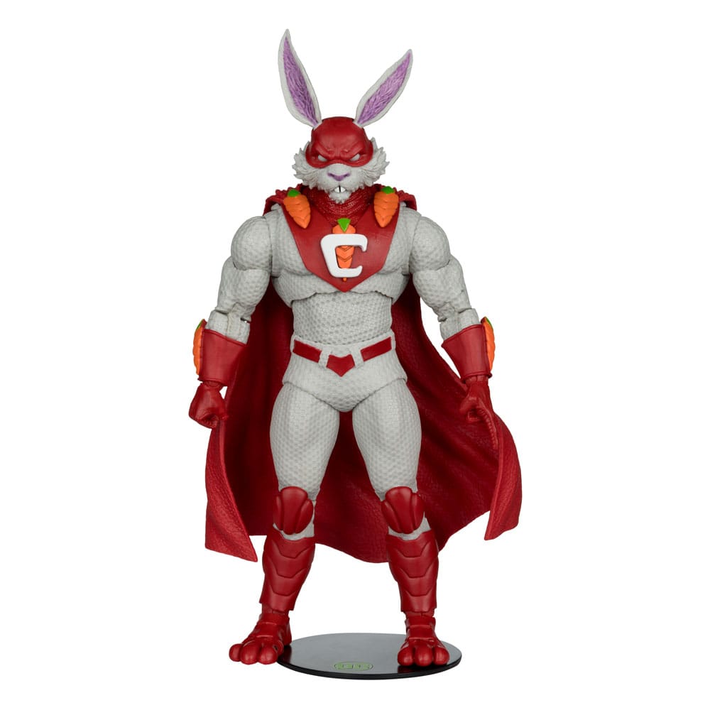 DC Multiverse Actionfigur Captain Carrot (Justice League Incarnate) – Leuchtet im Dunkeln (Gold Label) – 18 cm – Sonderpreis – Sonderanfertigung – Sonderpreis