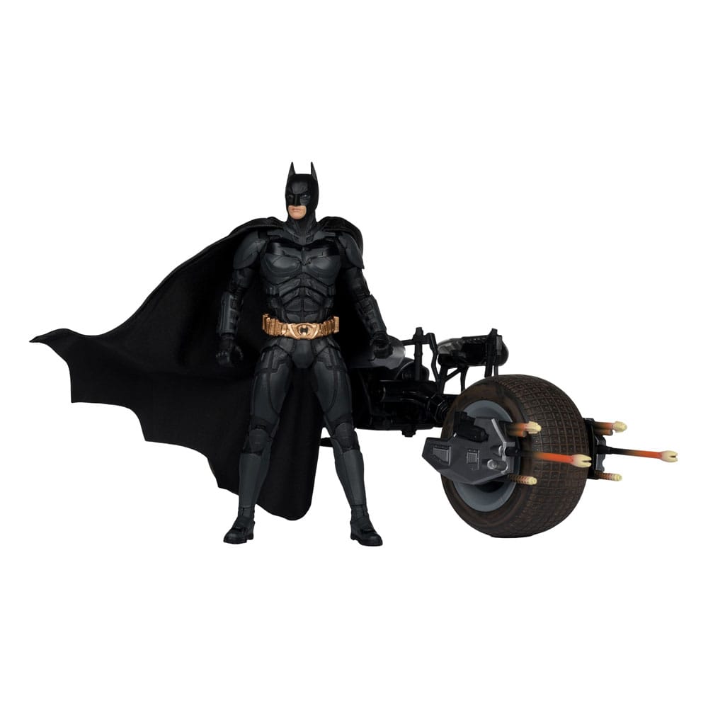 AUF BESTELLUNG HERGESTELLT The Dark Knight DC Multiverse Actionfigur mit Fahrzeug Batman &amp; The Batpod 18 cm *SONDERPREIS*