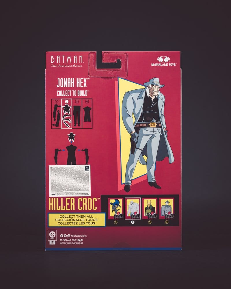 🧪 LAB | SU ORDINAZIONE Batman: The Animated Series DC Direct Build-A Action Figures Wave 5 Killer Croc (Platinum Edition) 15 cm