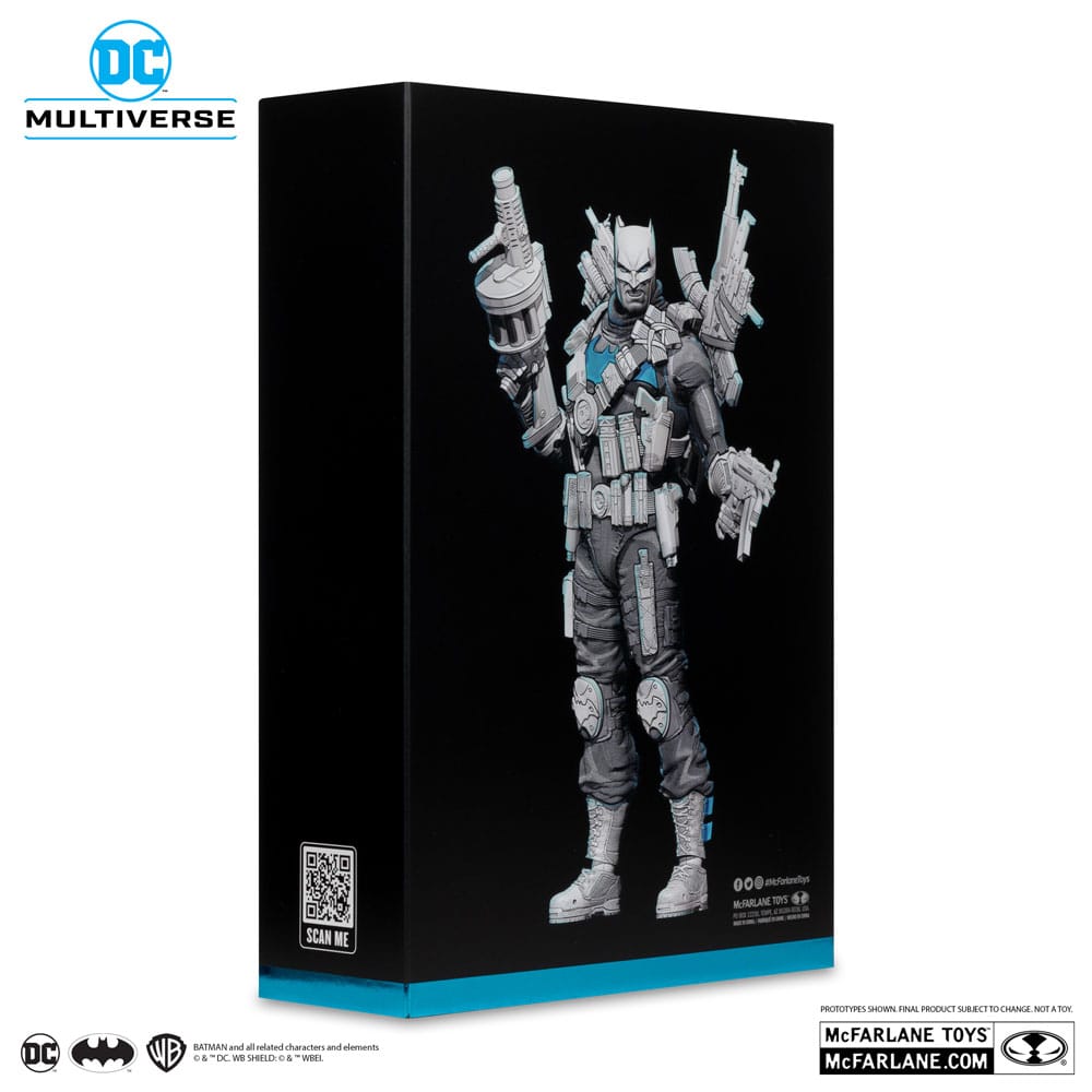 🧪 LAB | SU ORDINAZIONE DC Multiverse Action Figure The Grim Knight (Dark Nights Metal) (Black & White Accent Edition) (Gold Label) 18 cm
