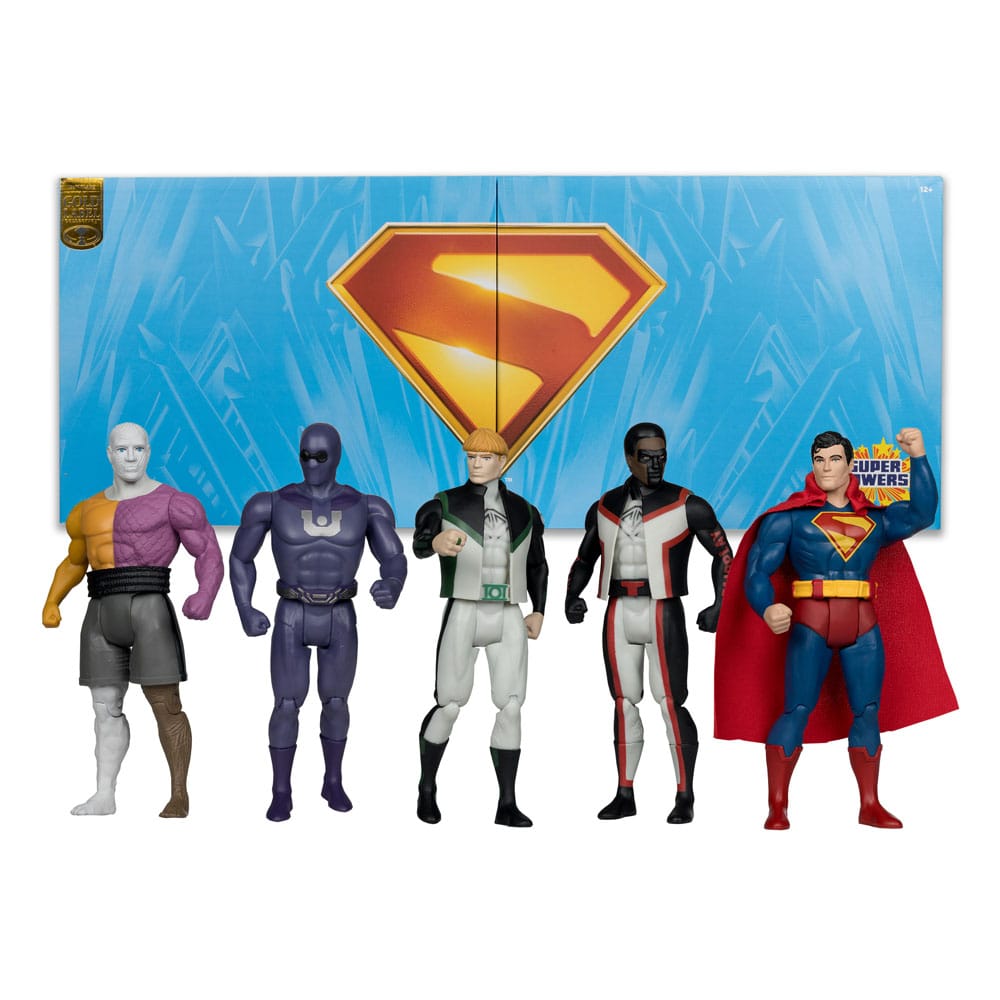 🧪 LAB | SU ORDINAZIONE Superman (2025) DC Direct Super Powers Action Figure 5-Pack Gold Label 11 cm