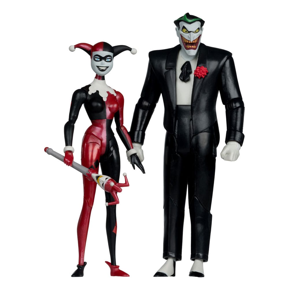SU ORDINAZIONE Batman: The Animated Series DC Direct Action Figures Harley Quinn & The Joker (Mad Love) (Gold Label) 18 cm