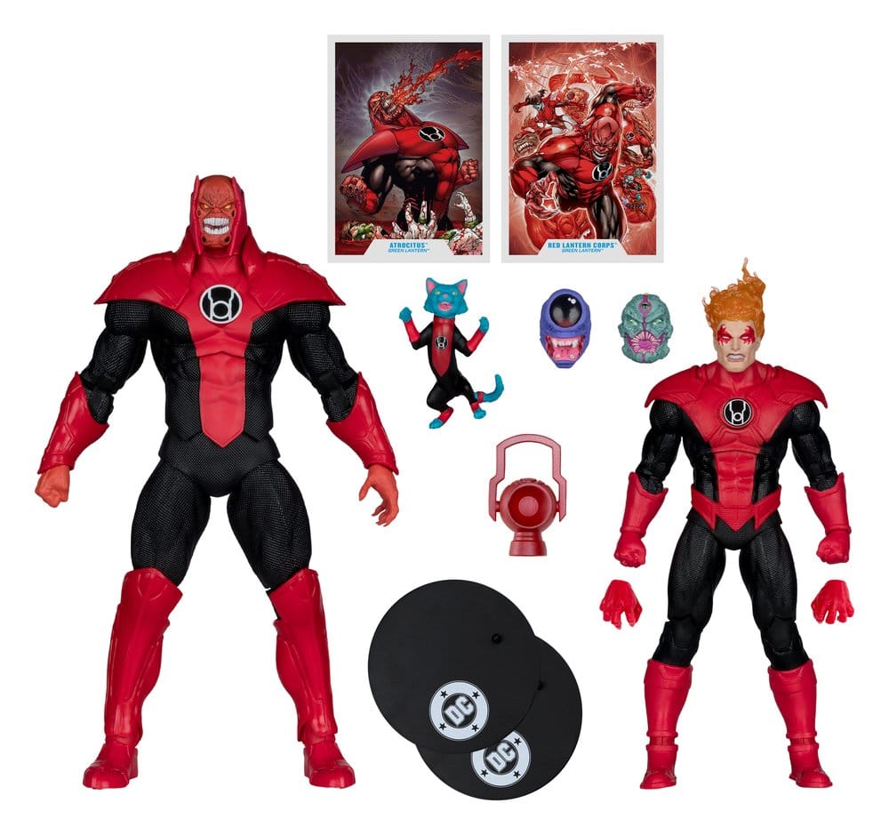 🧪 LAB | SU ORDINAZIONE DC Multiverse Action Figures 2-Pack Atrocitus and Red Lantern Corps (Green Lantern) 18 cm
