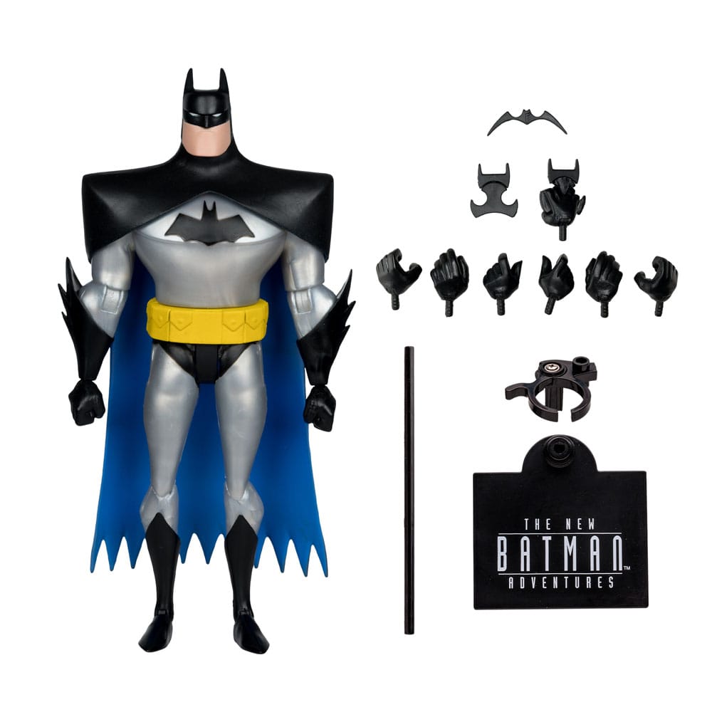 🧪 LAB | SU ORDINAZIONE The New Batman Adventure DC Direct 1/6 Action Figure Batman (Silver) 15 cm