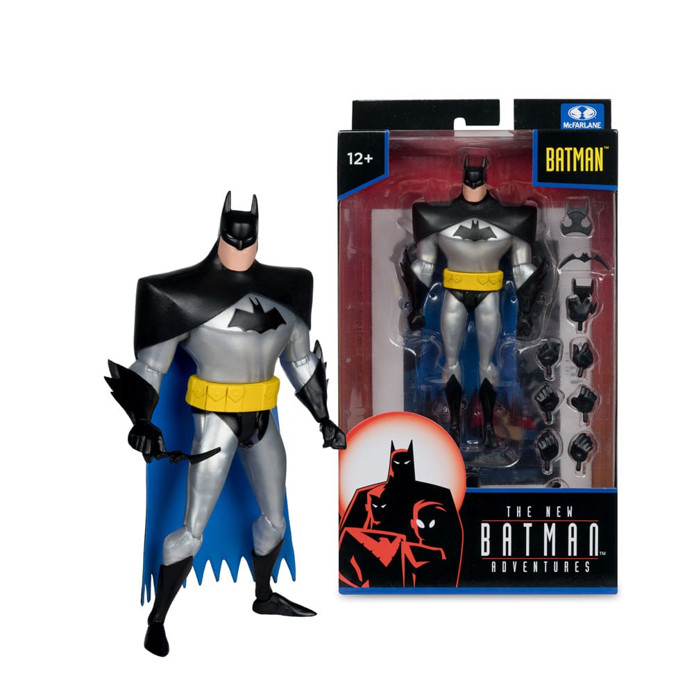 🧪 LAB | SU ORDINAZIONE The New Batman Adventure DC Direct 1/6 Action Figure Batman (Silver) 15 cm