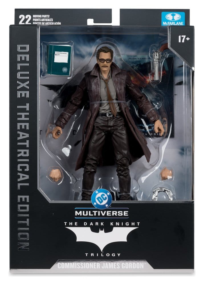 🧪 LAB | SU ORDINAZIONE DC Multiverse Action Figure Commissioner James Gordon (The Dark Knight Trilogy) Deluxe Theatrical Edition 18 cm