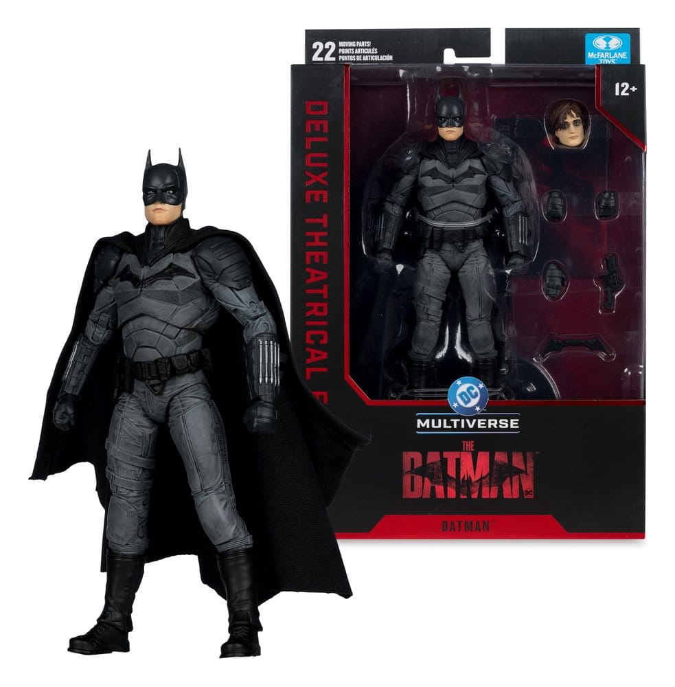 🧪 LAB | SU ORDINAZIONE DC Multiverse Action Figure Batman (The Batman) Deluxe Theatrical Edition 18 cm