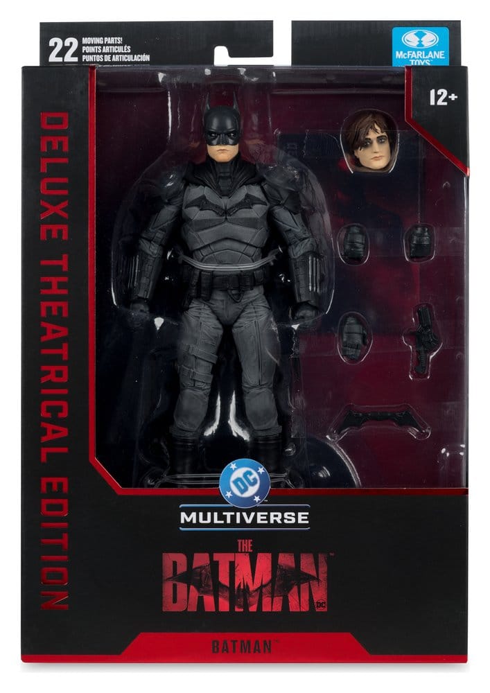 🧪 LAB | SU ORDINAZIONE DC Multiverse Action Figure Batman (The Batman) Deluxe Theatrical Edition 18 cm