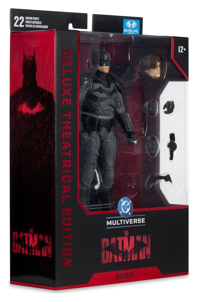 🧪 LAB | SU ORDINAZIONE DC Multiverse Action Figure Batman (The Batman) Deluxe Theatrical Edition 18 cm