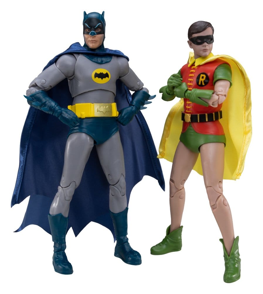 🧪 LAB | SU ORDINAZIONE Batman Classic TV Series DC Multiverse McFarlane Collector Edition Action Figure 2-Pack Batman and Robin 18 cm
