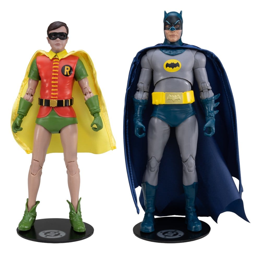 🧪 LAB | SU ORDINAZIONE Batman Classic TV Series DC Multiverse McFarlane Collector Edition Action Figure 2-Pack Batman and Robin 18 cm