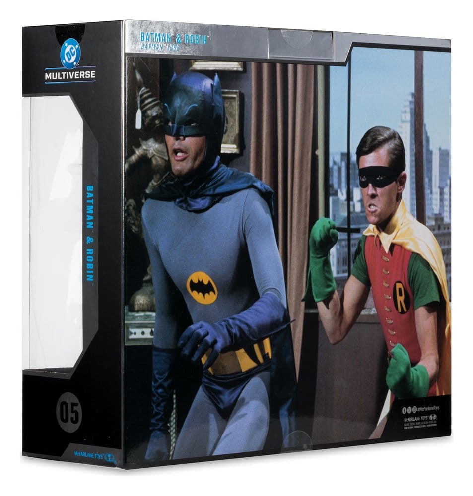 🧪 LAB | SU ORDINAZIONE Batman Classic TV Series DC Multiverse McFarlane Collector Edition Action Figure 2-Pack Batman and Robin 18 cm