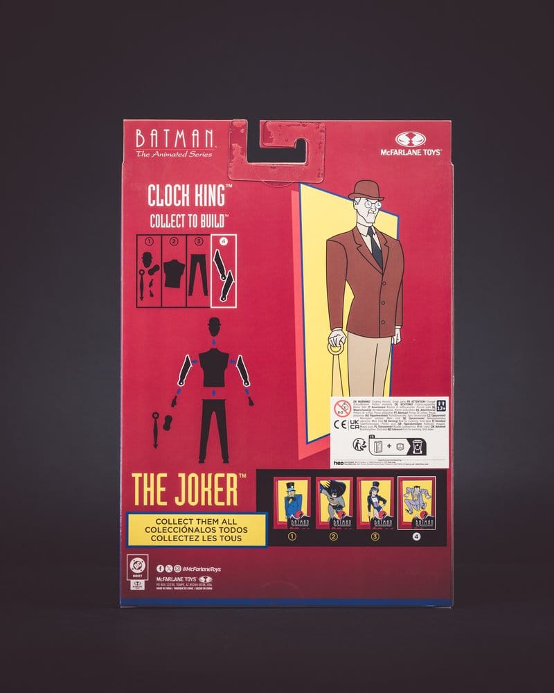 🧪 LAB | SU ORDINAZIONE Batman: The Animated Series DC Direct Build-A Action Figures Wave 7 Joker (Blue Suit) (Platinum Edition) 15 cm