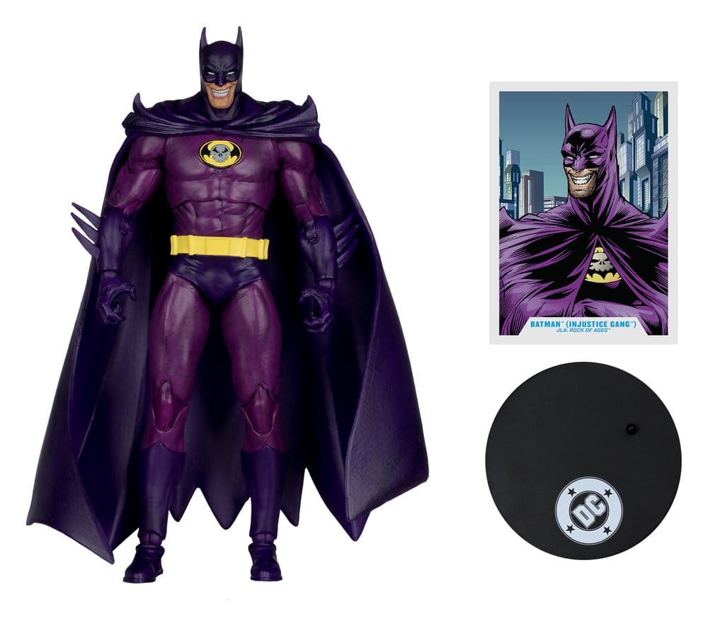 🧪 LAB | SU ORDINAZIONE DC Multiverse Action Figure Batman (Injustice Gang) (JLA: Rock of Ages) (Red Platinum Edtion) 18 cm