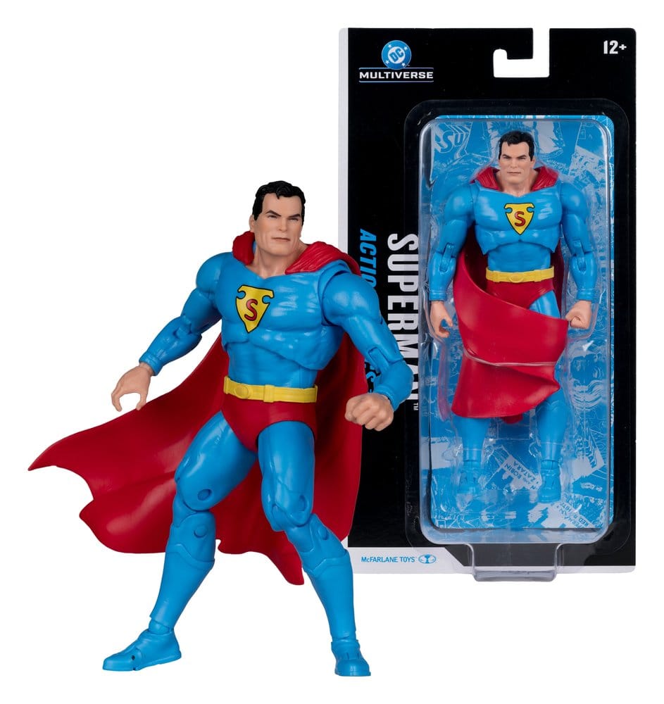 🧪 LAB | SU ORDINAZIONE DC Multiverse Action Figure Superman (Action Comics #1) 18 cm