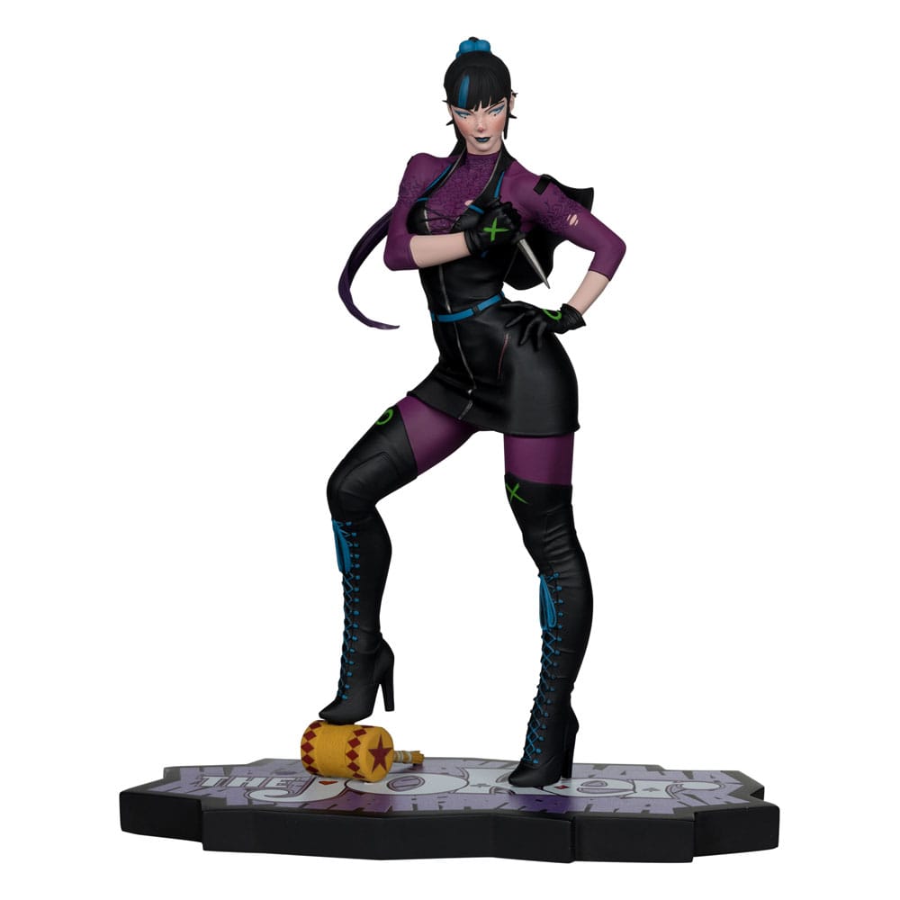 SU ORDINAZIONE DC Direct Statue 1/10 The Joker Purple Craze: Punchline by Stanley "Artgerm" Lau Limited Edition 19 cm ESAURITO