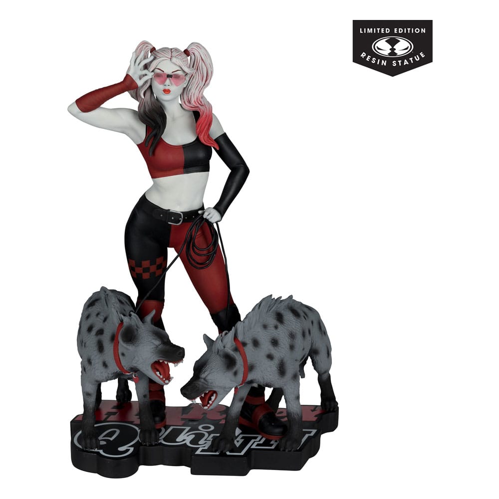 SU ORDINAZIONE DC Direct Harley Quinn: Red, White & Black Statue 1/10 Harley Quinn by Jenny Frison 19 cm ESAURITO