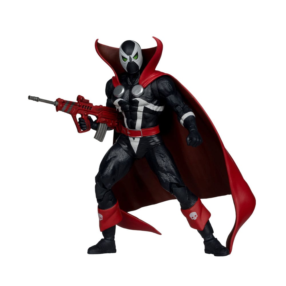 MADE TO ORDER Spawn Page Punchers Action Figure Spawn 1977 Red and Black (Chase) Red Platinum Edition 18 cm