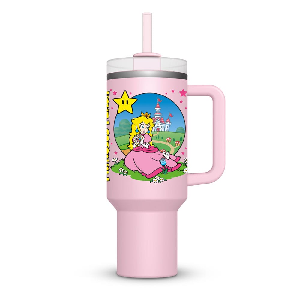 MADE TO ORDER Super Mario Stainless Steel tumbler Peach 1130 ml