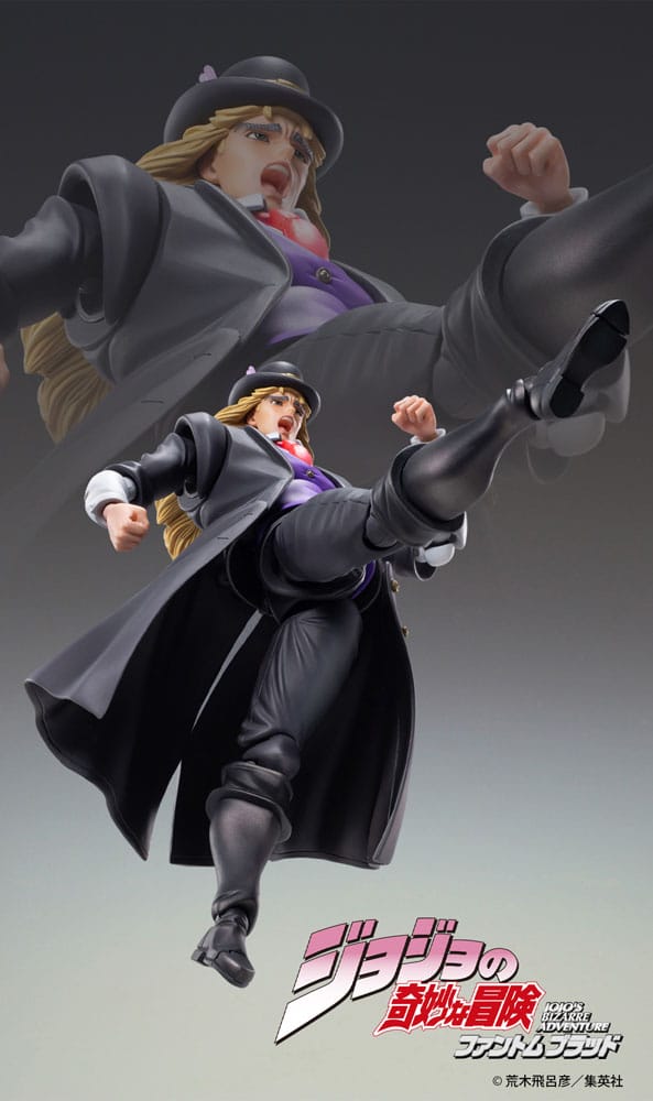 PREORDINE ESAURITO  JoJo's Bizarre Adventure Part 1: Phantom Blood Action Figure Statue Chozokado Robert E. O. Speedwagon 17 cm