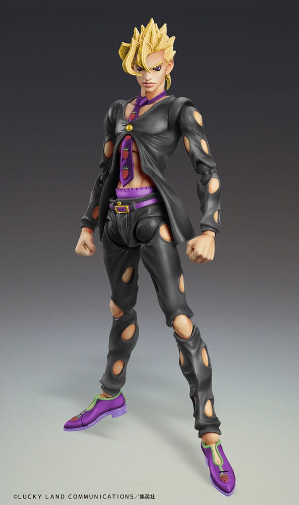 SU ORDINAZIONE JoJo's Bizarre Adventure Part 5: Golden Wind Action Figure Chozokado (Pannacotta Fugo Ver. Black) 15 cm