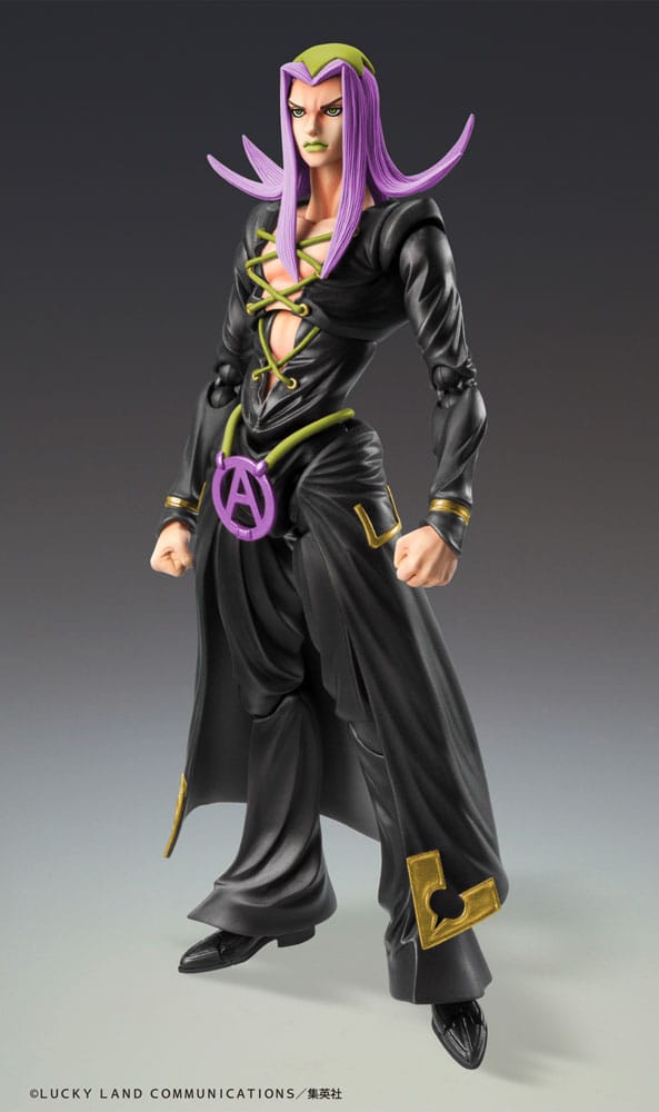 PREORDINE+ 02/2026 JoJo's Bizarre Adventure Part 5 Super Action Action Figure Chozokado Leone Abbacchio Black Ver. 16 cm