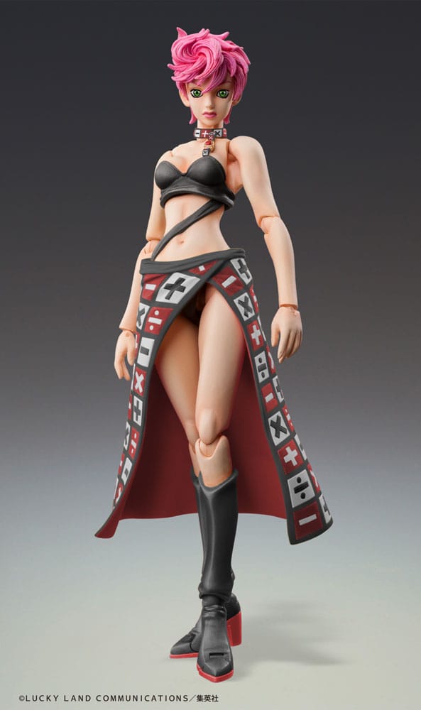 PREORDINE+ 02/2026 JoJo's Bizarre Adventure Part 5 Super Action Action Figure Chozokado Trish Una Black Ver. 15 cm