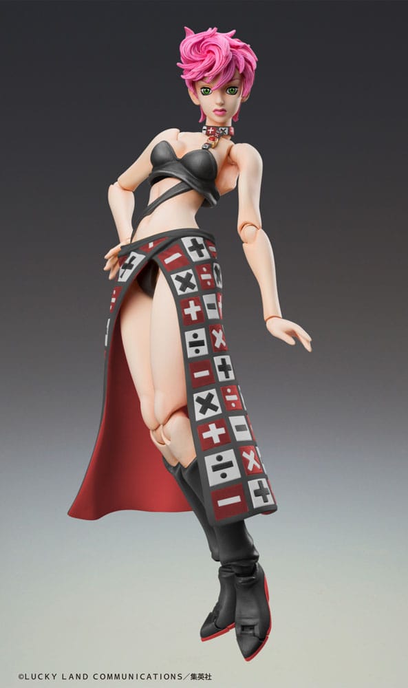 PREORDINE+ 02/2026 JoJo's Bizarre Adventure Part 5 Super Action Action Figure Chozokado Trish Una Black Ver. 15 cm