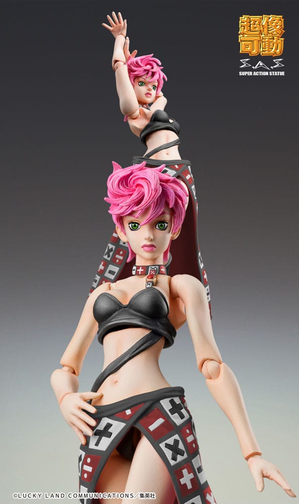 PREORDINE+ 02/2026 JoJo's Bizarre Adventure Part 5 Super Action Action Figure Chozokado Trish Una Black Ver. 15 cm